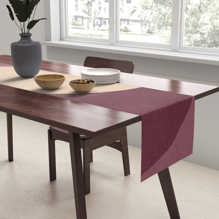 Modern geometric shapes 53 Table Runner Gallery Image 2
