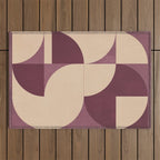 Modern geometric shapes 53 Outdoor Rug Gallery Image 1