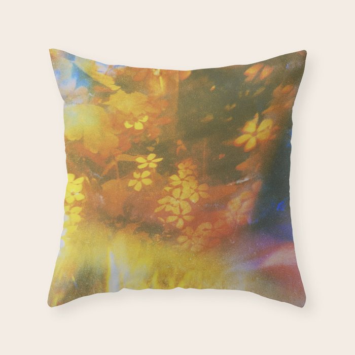 Florally Confined Throw Pillow Gallery Image 6