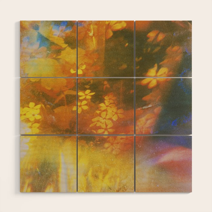 Florally Confined Wood Wall Art Gallery Image 1