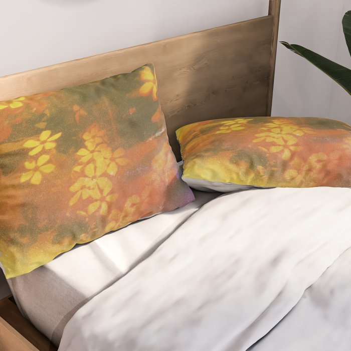 Florally Confined Pillow Sham Gallery Image 2