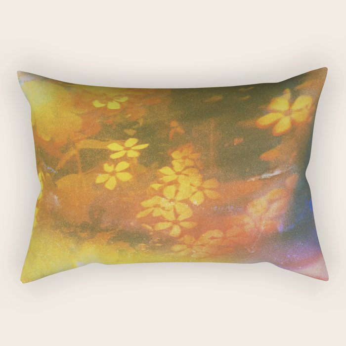 Florally Confined Rectangular Pillow Gallery Image 1
