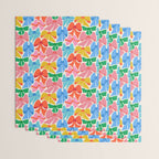 RainBows - Bright Multi Retro Rainbow Bows Wrapping Paper Gallery Image 3