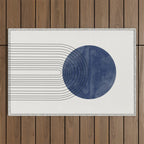 Blue Sun Outdoor Rug Gallery Image 1