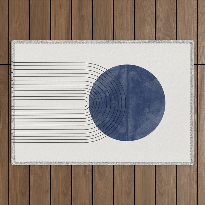 Blue Sun Outdoor Rug Gallery Image 1