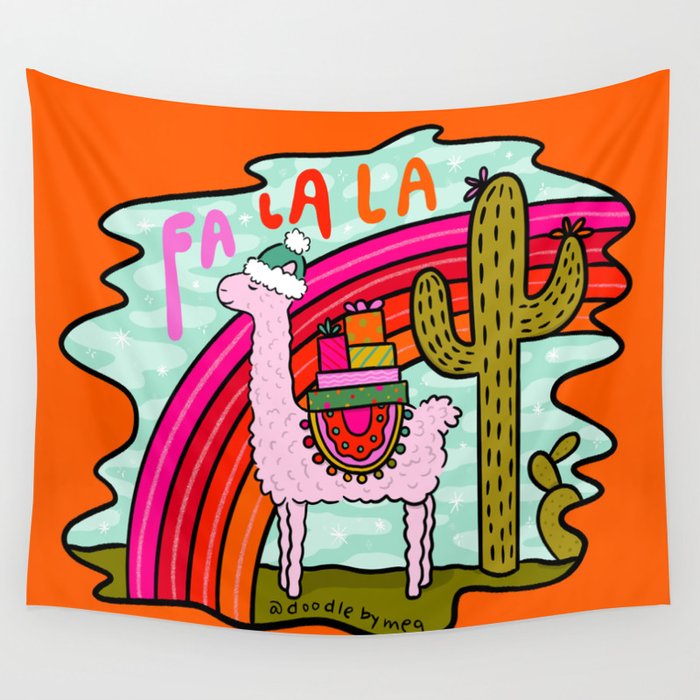Fa La La Wall Tapestry Gallery Image 4