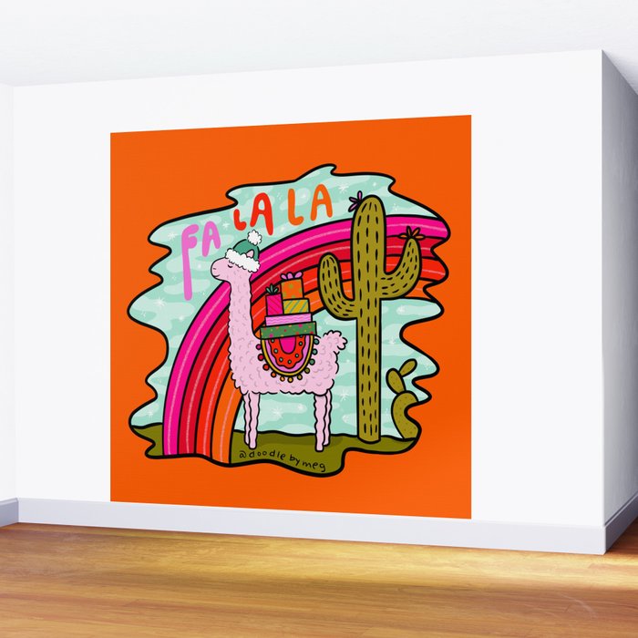 Fa La La Wall Mural Gallery Image 2
