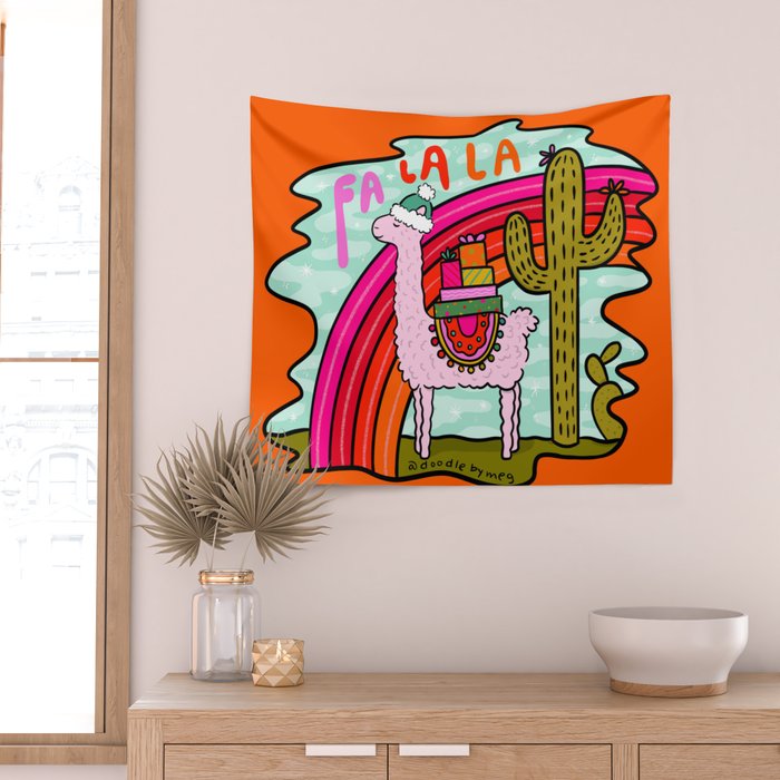 Fa La La Wall Tapestry Gallery Image 2