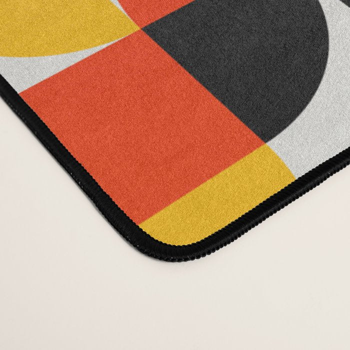 Shape & Pattern Study: Mid-Century Bauhaus Series Desk Mat Gallery Image 4