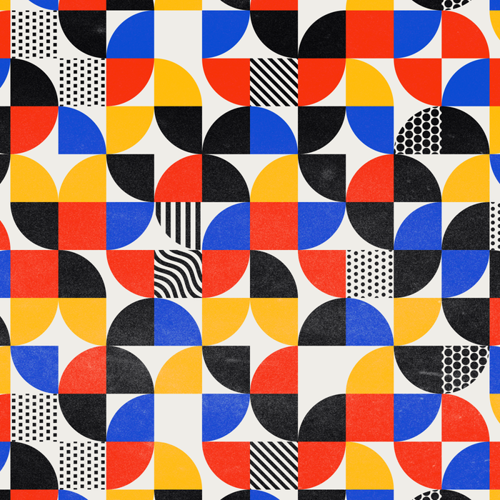 Shape & Pattern Study: Mid-Century Bauhaus Series Coffee Mug Gallery Image 2