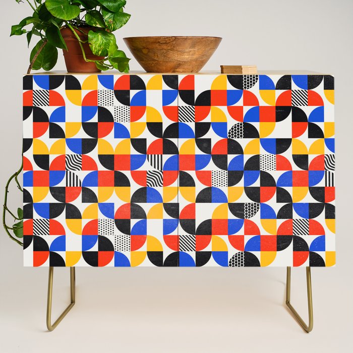 Shape & Pattern Study: Mid-Century Bauhaus Series Credenza Gallery Image 1