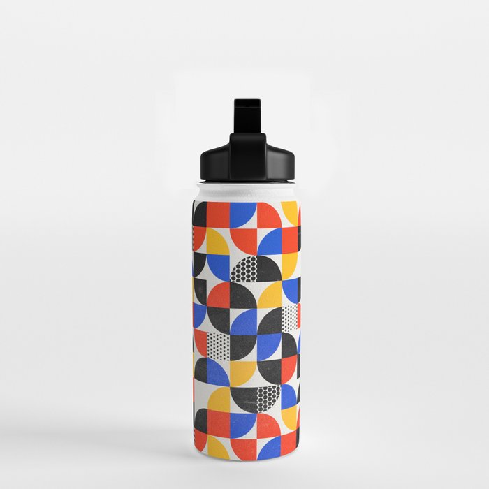 Shape & Pattern Study: Mid-Century Bauhaus Series Water Bottle Gallery Image 2