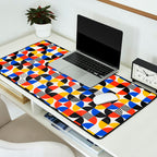 Shape & Pattern Study: Mid-Century Bauhaus Series Desk Mat Gallery Image 2