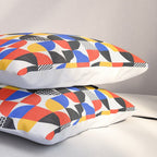 Shape & Pattern Study: Mid-Century Bauhaus Series Pillow Sham Gallery Image 3