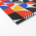 Shape & Pattern Study: Mid-Century Bauhaus Series Welcome Mat Gallery Image 2