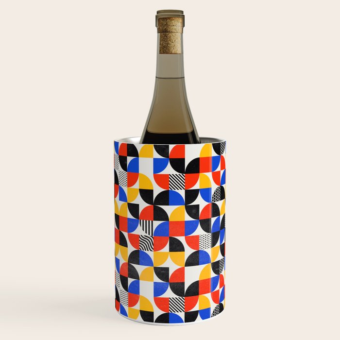 Shape & Pattern Study: Mid-Century Bauhaus Series Wine Chiller Gallery Image 1