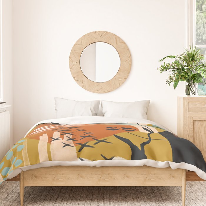 Fall season Duvet Cover Gallery Image 3