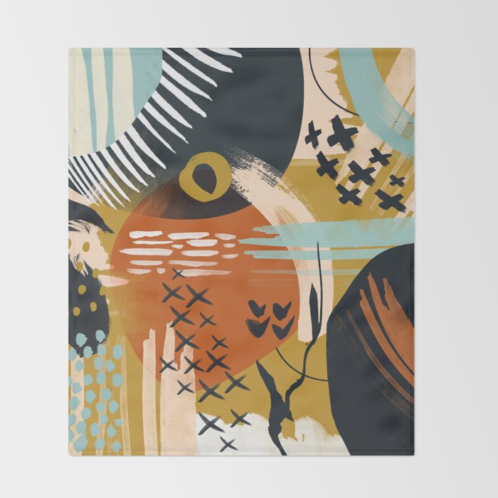 Fall season Throw Blanket Gallery Image 2