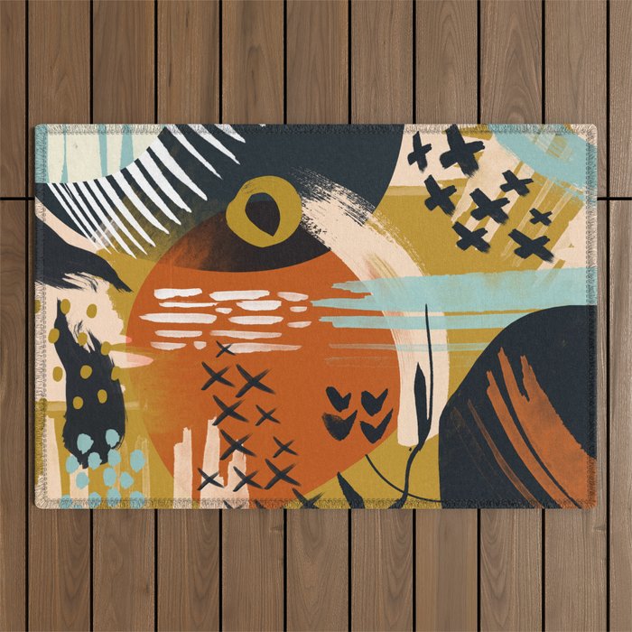 Fall season Outdoor Rug Gallery Image 1