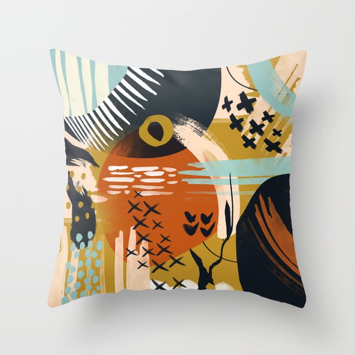 Fall season Throw Pillow Gallery Image 1