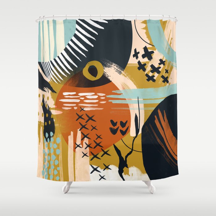 Fall season Shower Curtain Gallery Image 1
