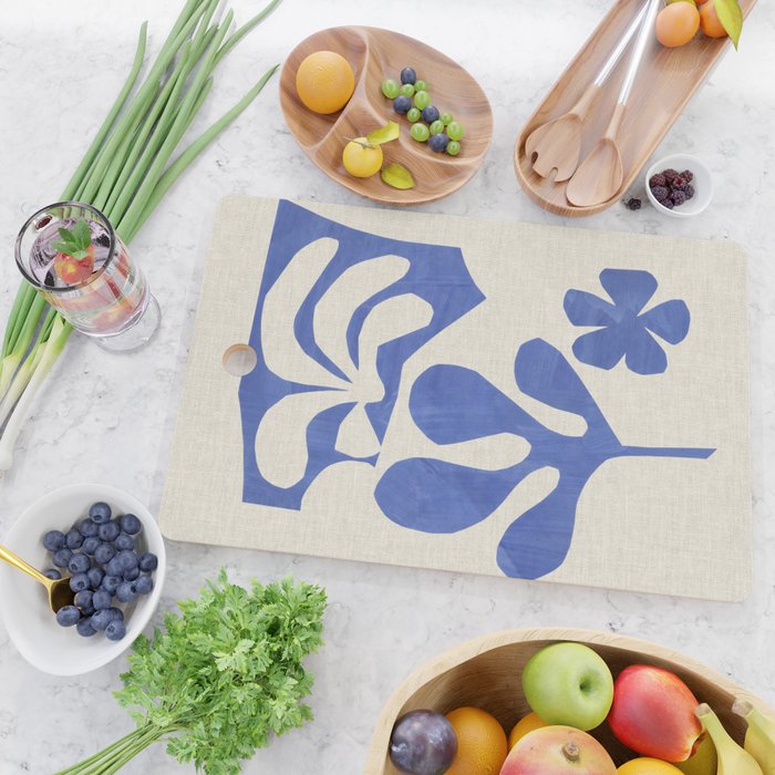 Periwinkle Bloom  Cutting Board Gallery Image 2