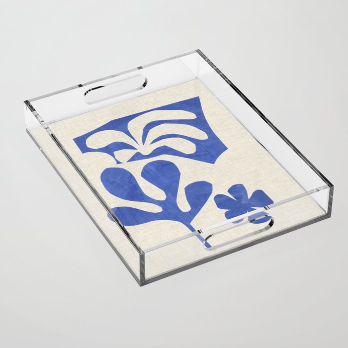 Periwinkle Bloom  Acrylic Tray Gallery Image 1