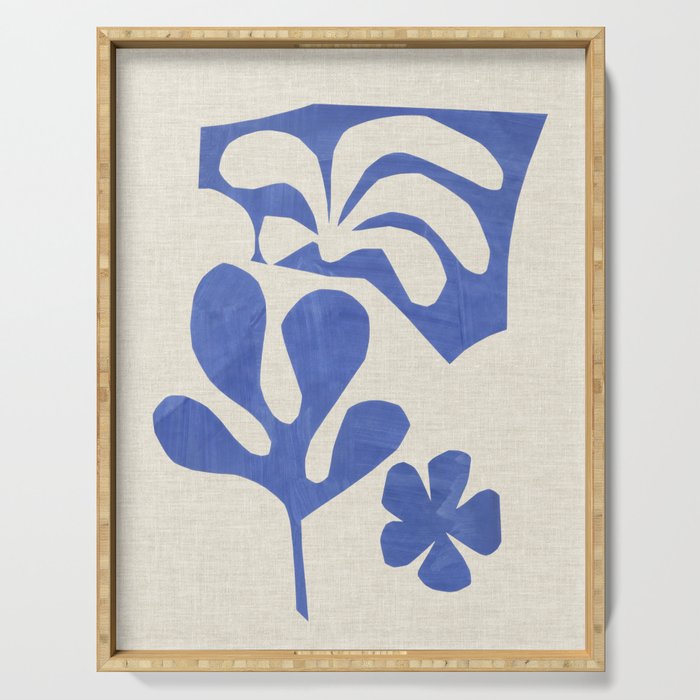 Periwinkle Bloom  Serving Tray Gallery Image 1