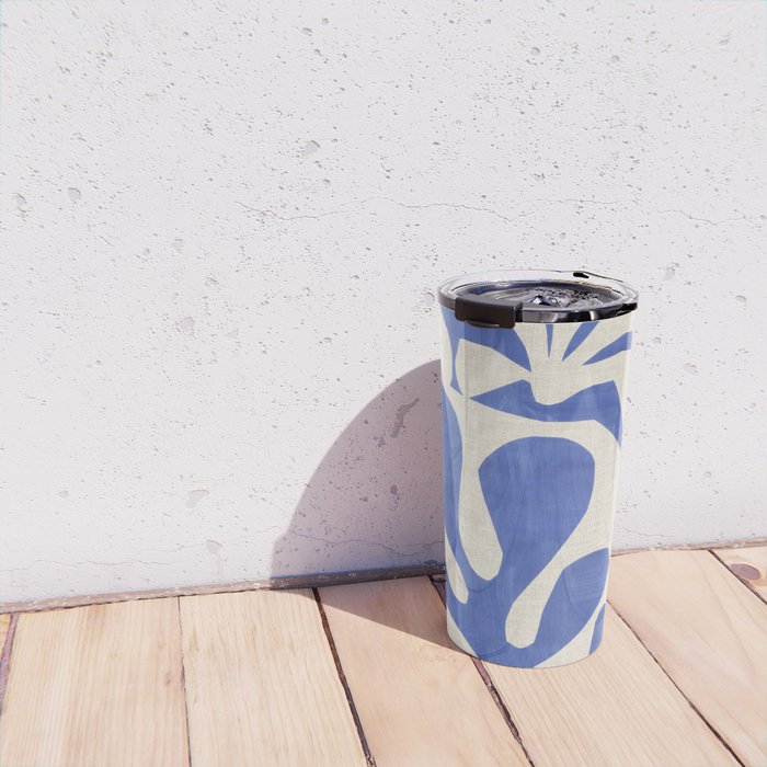 Periwinkle Bloom  Travel Mug Gallery Image 4