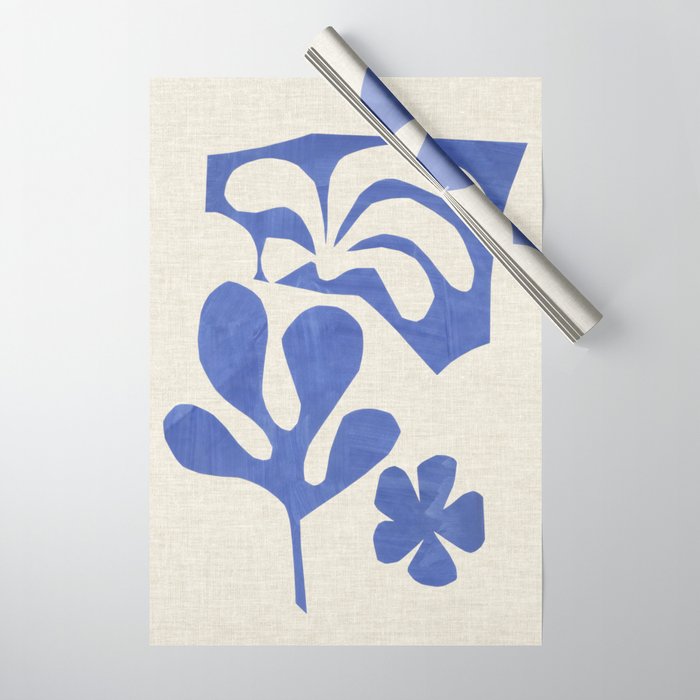 Periwinkle Bloom  Wrapping Paper Gallery Image 1