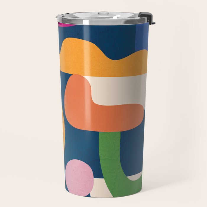 Modern Abstract Art 42 Travel Mug Gallery Image 2