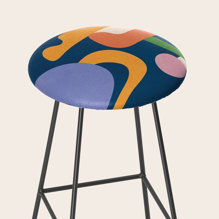 Modern Abstract Art 42 Stool Gallery Image 2