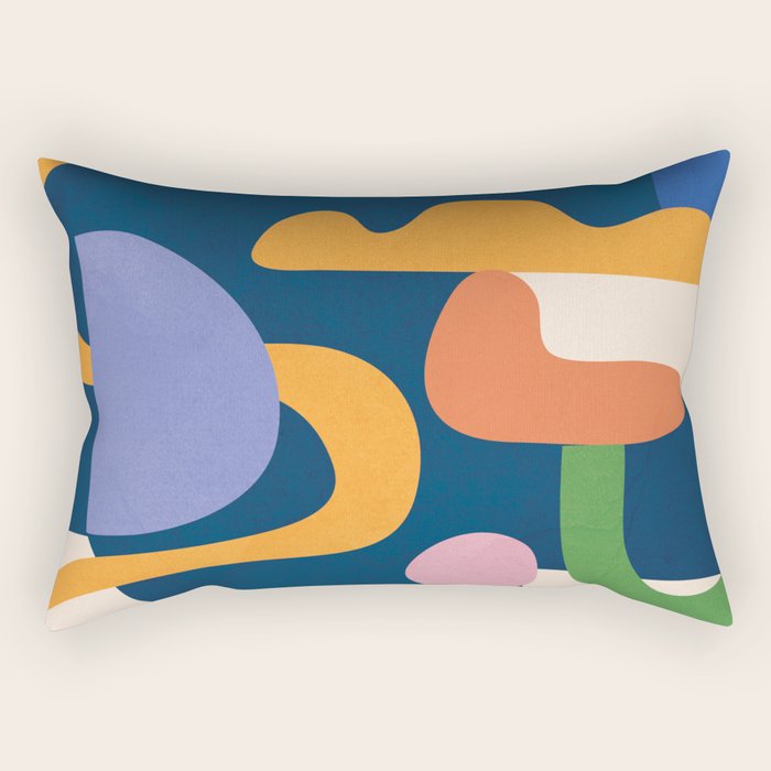 Modern Abstract Art 42 Rectangular Pillow Gallery Image 1