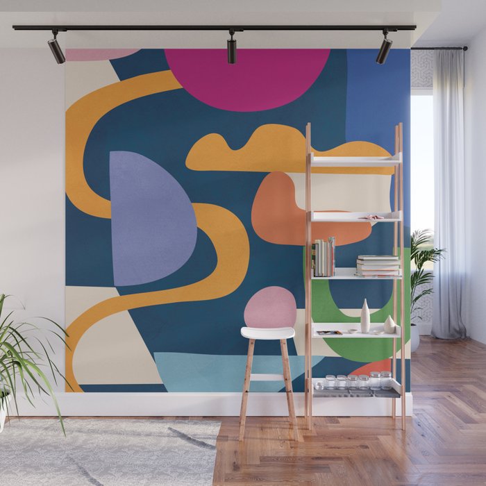 Modern Abstract Art 42 Wall Mural Gallery Image 1