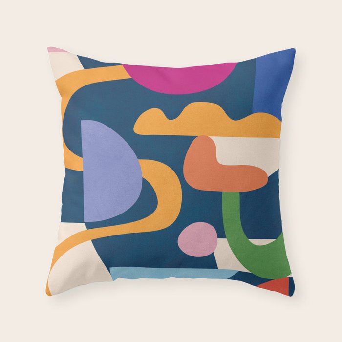 Modern Abstract Art 42 Throw Pillow Gallery Image 6