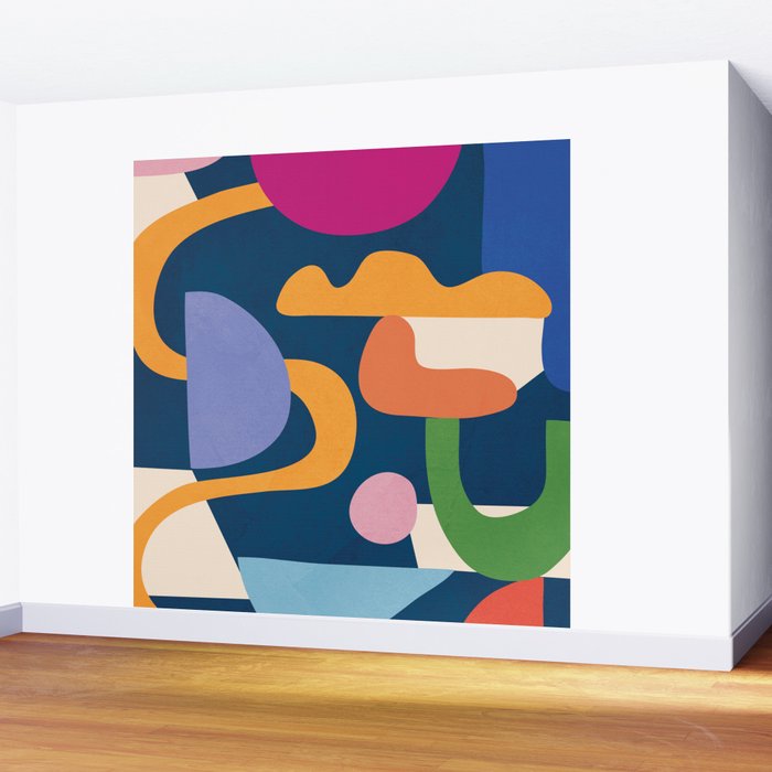 Modern Abstract Art 42 Wall Mural Gallery Image 2