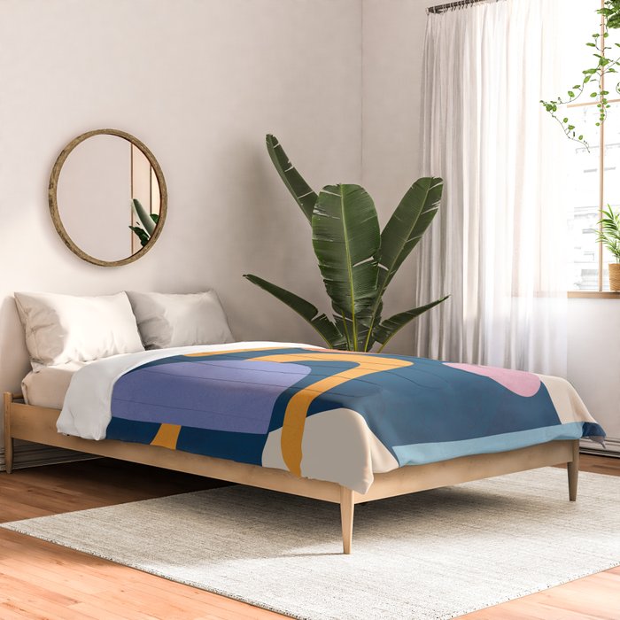 Modern Abstract Art 42 Comforter Gallery Image 2