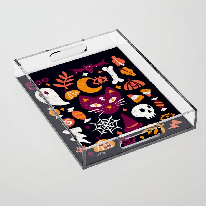 Trick or Treat Yourself - Charcoal Acrylic Tray Gallery Image 1