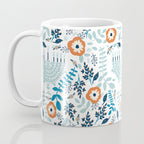Hanukkah Menorah and Flowers Coffee Mug Gallery Image 3