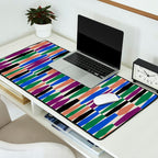 Playful Modern Geometric Shapes Desk Mat Gallery Image 2