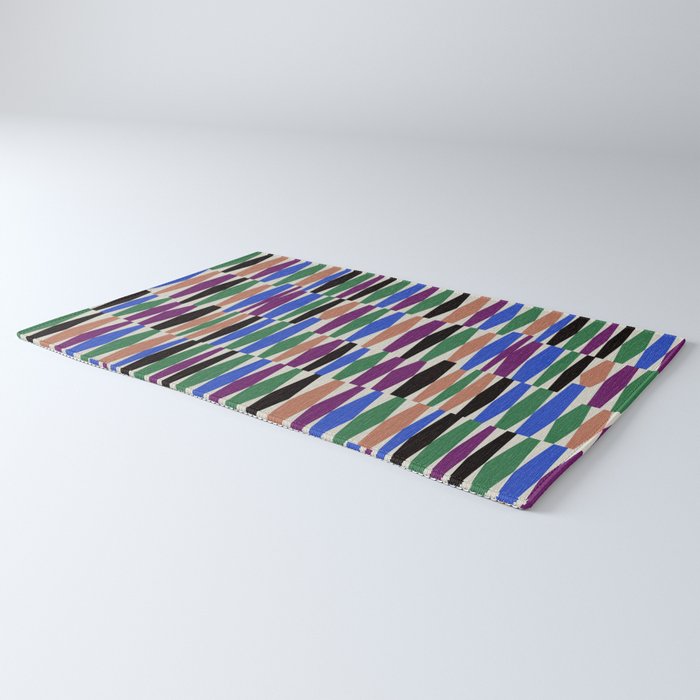 Playful Modern Geometric Shapes Rug Gallery Image 3