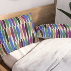 Playful Modern Geometric Shapes Pillow Sham Gallery Image 2