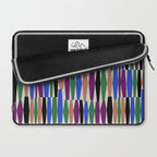 Playful Modern Geometric Shapes Laptop Sleeve Gallery Image 2