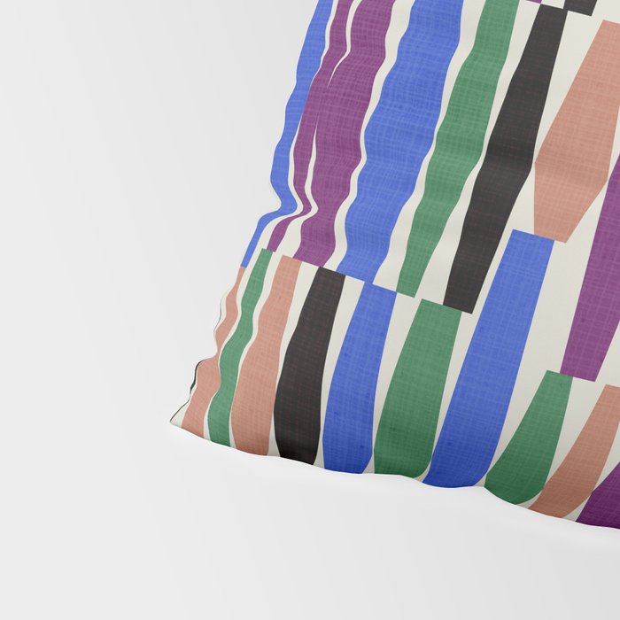 Playful Modern Geometric Shapes Pillow Sham Gallery Image 4