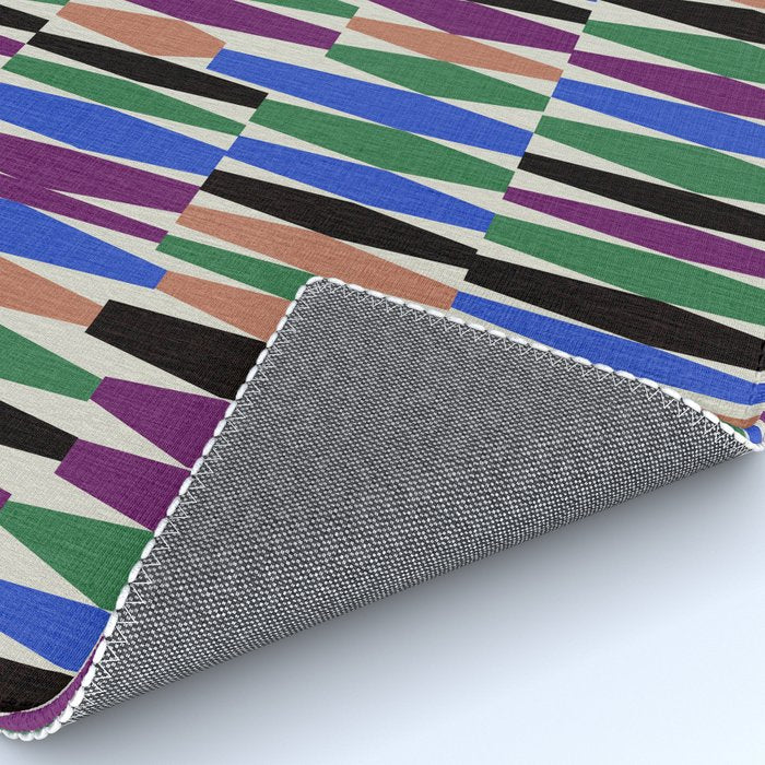 Playful Modern Geometric Shapes Rug Gallery Image 4