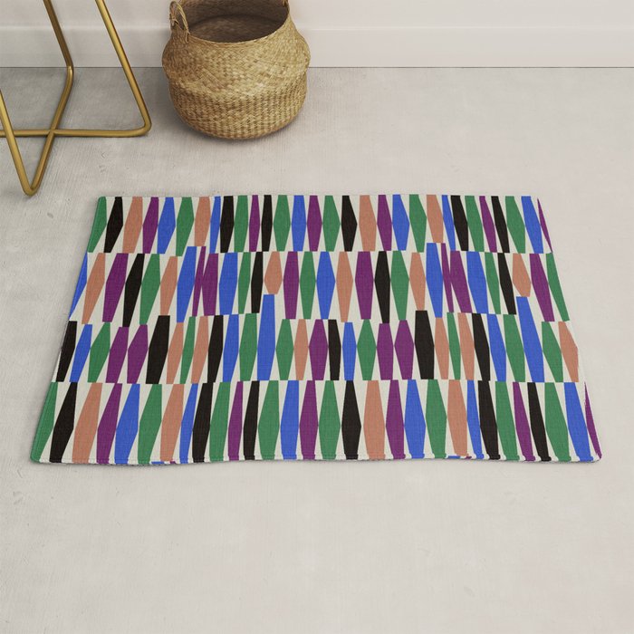 Playful Modern Geometric Shapes Rug Gallery Image 1