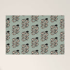 Floral Snake  Welcome Mat Gallery Image 1