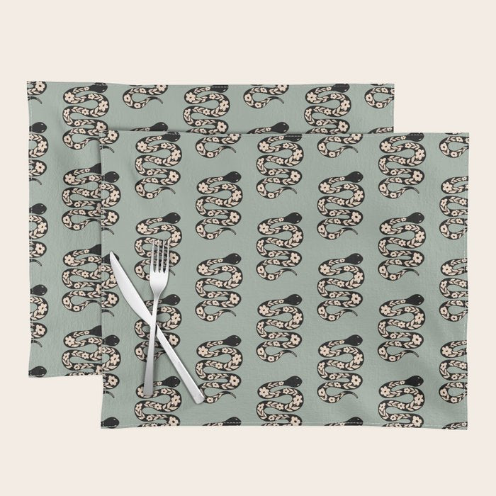 Floral Snake  Placemat Gallery Image 1