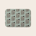 Floral Snake  Bath Mat Gallery Image 1
