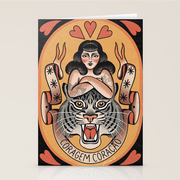 Coragem Coracao (Courage Heart) Stationery Card Gallery Image 2